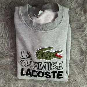 90s vintage LA chemise lacoste sweatshirt size small (3)